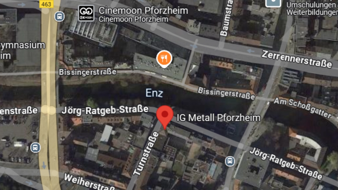 Bild IG Metall Googlemaps