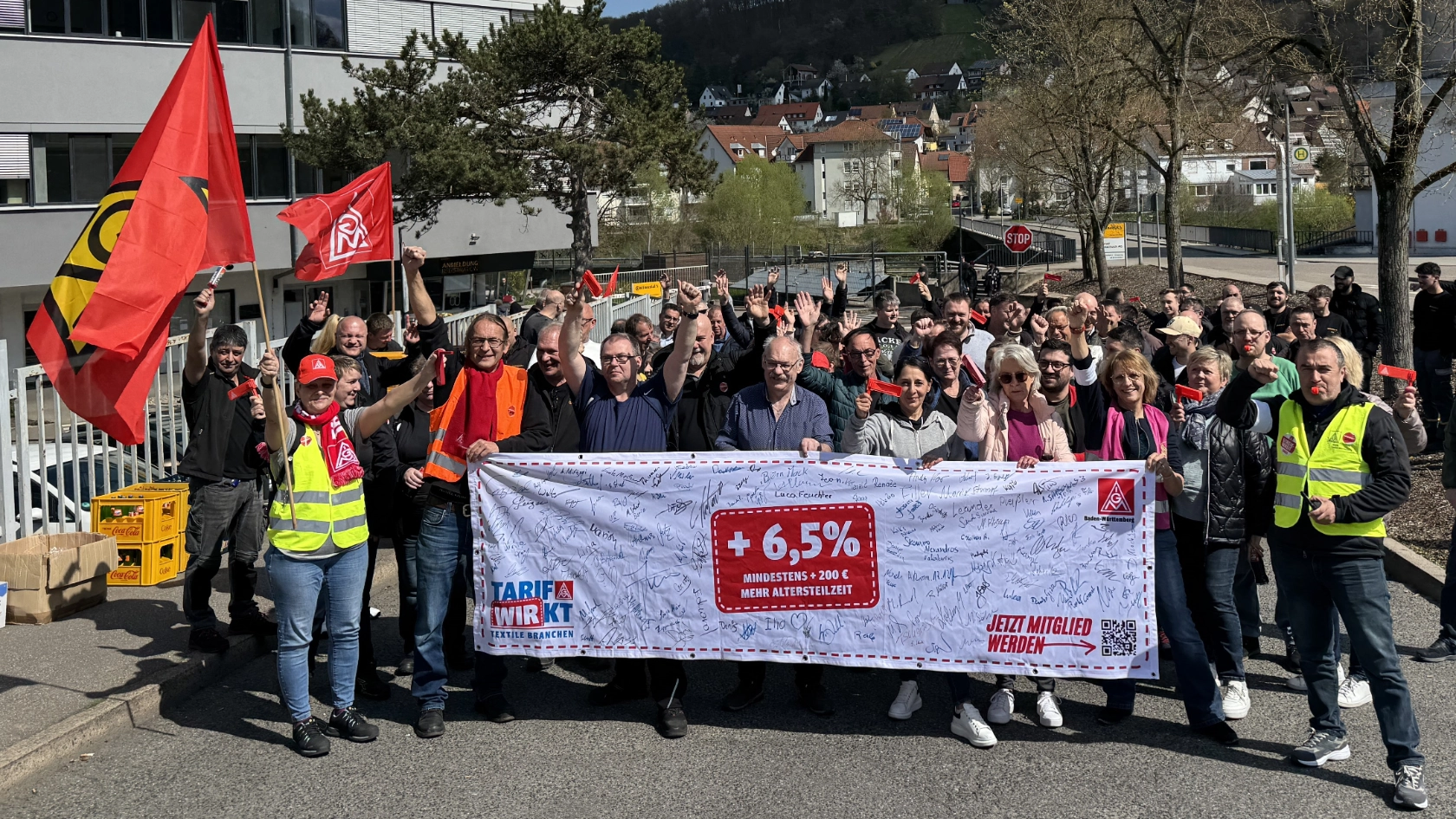 Warnstreik Hornschuch