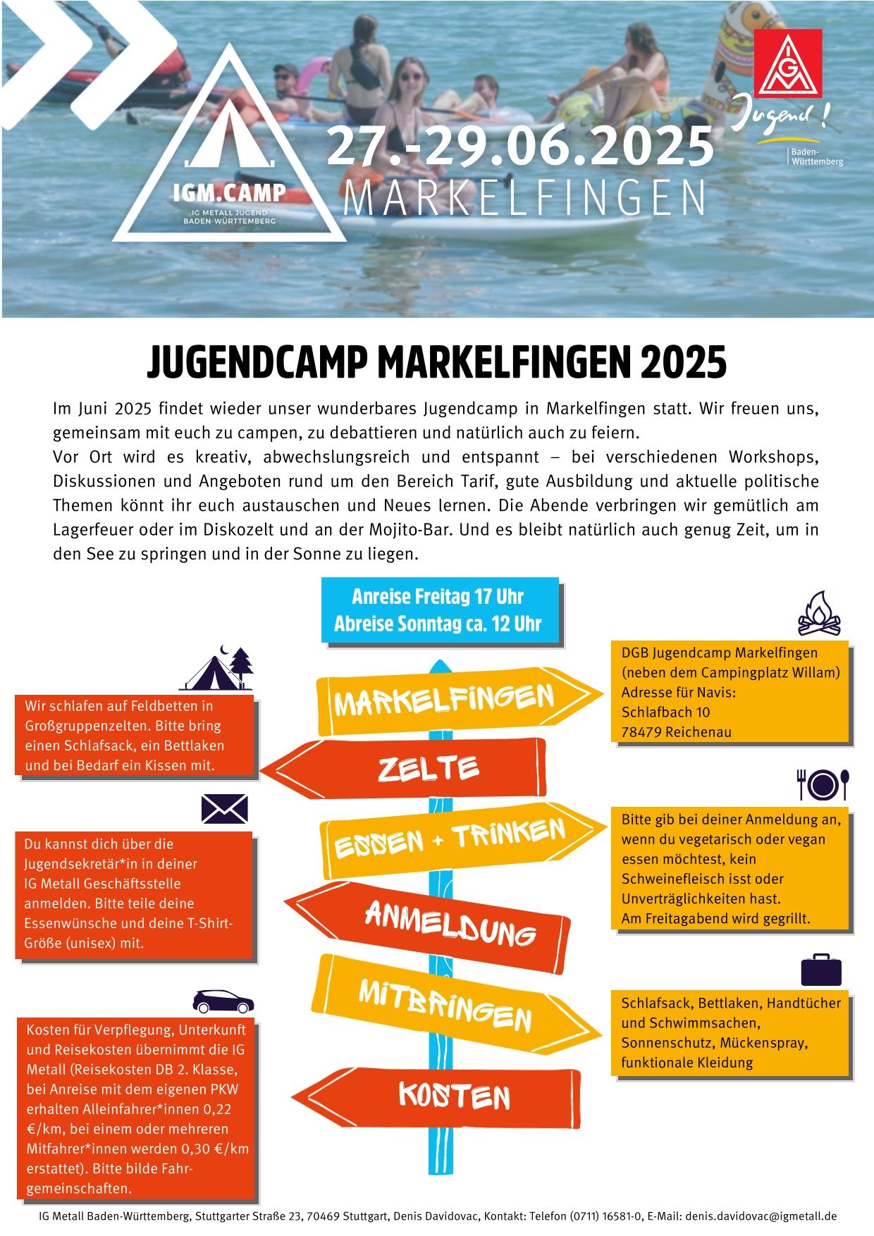 Jugendcamp Markelfingen 2025
