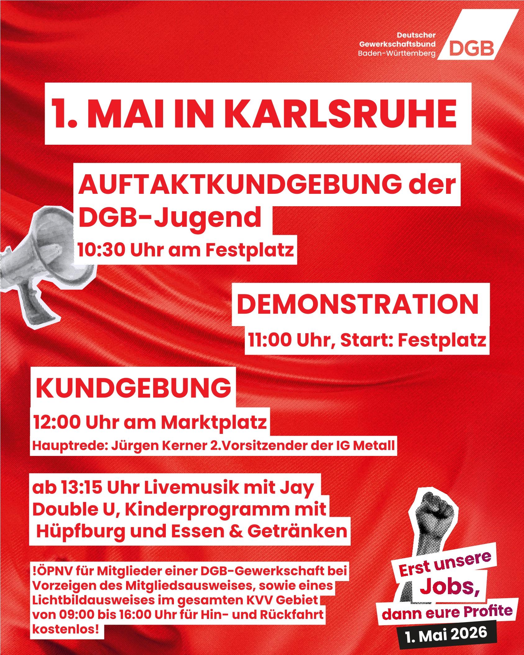 1. Mai 2026 Demo Karlsruhe